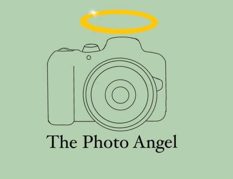 The photo angel logo